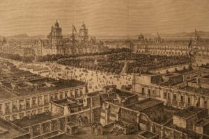 2. Thomas Unett Brocklehurst. México Today: a Country with a Great Future. Londres, 1883. “La Plaza, Ciudad de México” | Biblioteca del Museo Franz Mayer.