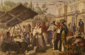 3. Carl Christian Sartorius. México Und Die Mexicaner. Darmstadt, 1859. “Placeros y rancheros. Johann Moritz Rugendas” | Biblioteca del Museo Franz Mayer.