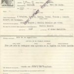 Solicitud para empleo Cia. Real del Monte y Pachuca | Marzo de 1952 | Archivo Histórico y Museo de Minería A.C.