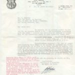 Carta al Jefe del Departamento de Empleos de la Cia. Real del Monte y Pachuca | Julio de 1952 | Archivo Histórico y Museo de Minería A.C.