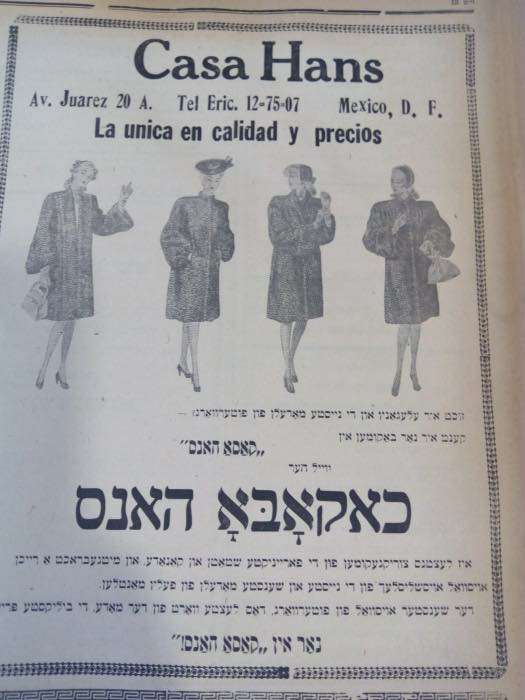 La moda de 1945 a través de la prensa judía | Francisco Javier Acosta Martínez Centro de Documentación e Investigación Judío de México