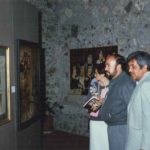 Lic. Luis Manuel Willars Andrade. Exposición en el Centro Cultural José Alejandro Bustamante y Bustillo. Pachuca, Hgo., 1987. Fototeca AHMM, A. C. 
