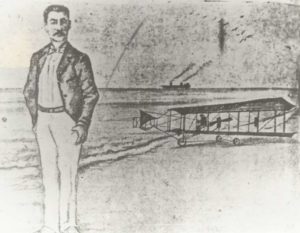 2 Dr Montalvo junto al Modelo Farman que construyo con ma BAJA
