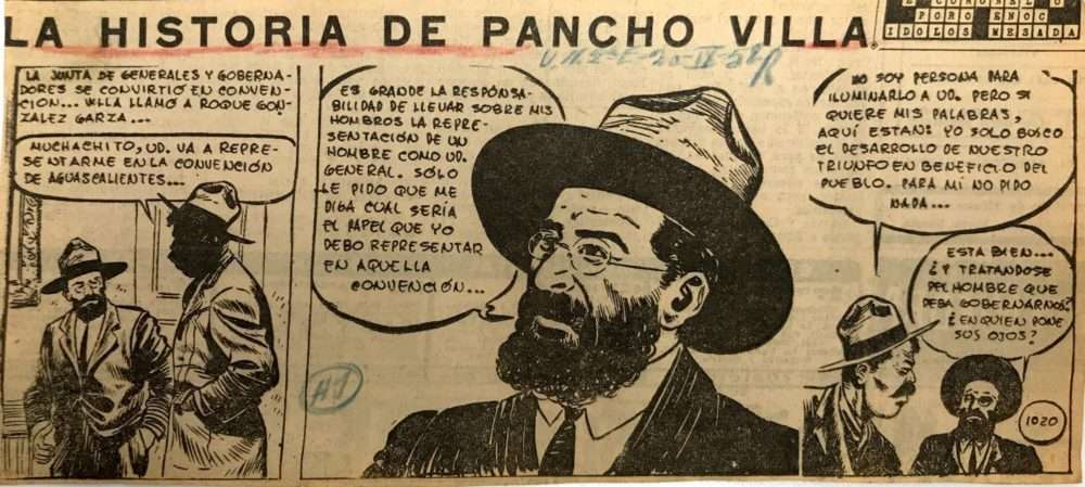 El General Roque González Garza en las ilustraciones de “La historia de Pancho Villa”